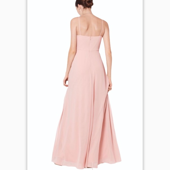 Bill Levkoff Chiffon Bridesmaid Dress Size Zero - Picture 9 of 16